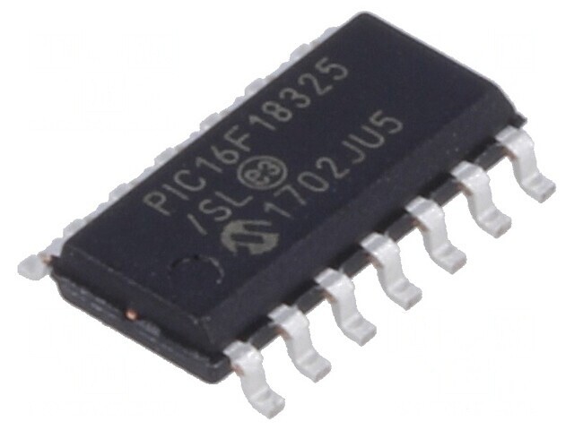 Microcontroler PIC16 14kB 32MHz 2,3-5,5V SMD SO14