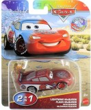 Masinuta Disney Cars Flash McQueen Schimba Culoarea Color Changers Scara 1:55