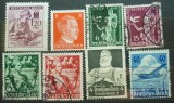 Germania Al Treilea Reich Congres Hamburg Nothilfe Lufthansa Boemia Lot 8 Mărci -A666