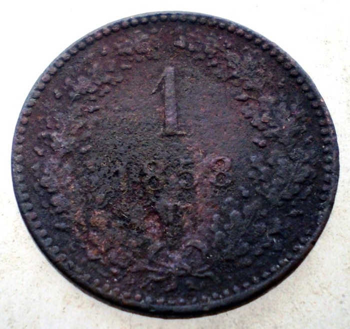 7.188 AUSTRIA 1 KREUZER 1858 B