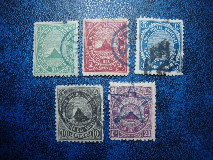 SALVADOR 1879 SERIE STEMA