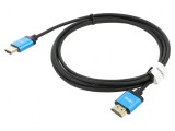 Cablu HDMI 2.0 Slim PVC 1.8m cu Mufe din Ambele Părți