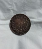 MONEDA 10 BANI 1867 H