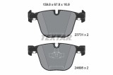 Set placute frana TEXTAR 2373101