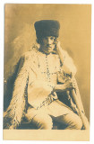 2563 - Ethnic SHEPHERD, Romania - old postcard, real Photo - unused - 1931, Necirculata, Printata