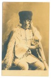 2563 - Ethnic SHEPHERD, Romania - old postcard, real Photo - unused - 1931, Necirculata, Printata