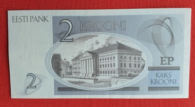 2 krooni 1992 - Bancnota Estonia foto