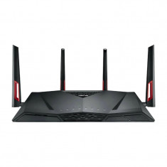 ROUTER ASUS wireless 3100 Mbps porturi Gigabit x 8 antena externa x 4 AC3100 dual band &amp;amp;quot;RT-AC88U&amp;amp;quot; foto