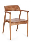 Cumpara ieftin Set 2 scaune lemn maro Suzy 59x58x79.5 cm
