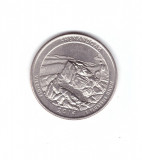 Moneda SUA 25 centi/quarter dollar 2014 D Virginia Shenandoah, stare foarte buna, Europa, Nichel