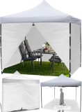 Cort de gradina pavilion, 3 x 3 x 3.1 m, alb, MalTec 112814