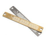 Placa numar telefon fosforescent parcare temporara pentru parbriz - Motor Starter 000