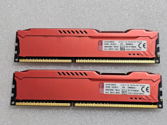 Kit memorie RAM Kingston HyperX FURY 8GB (2x4GB) DDR3 1600MHz HX316C10FRK2/8 foto