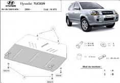 Scut motor metalic Hyundai Tucson 2004-2010 foto