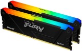 Cumpara ieftin Kingston FURY Beast RGB 32GB DDR4 3200MHz CL16 , Kit 2A 16GB, radiator Black , KF432C16BB2AK2 32