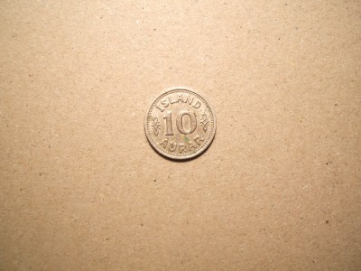 ISLANDA 10 AURAR 1940 foto