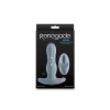 Vibrator Anal Prostata Renegade Gemini Gray, Miscare Sus Jos, Telecomanda, Silicon, Reincarcabil