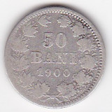 Romania 50 bani 1900, Argint