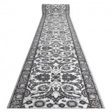 Traversa MATEO 8037/644 Modern cadru, flori - structural gri, 80 cm