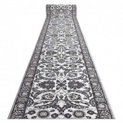 Traversa MATEO 8037/644 Modern cadru, flori - structural gri, 80 cm foto