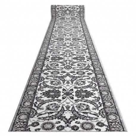 Traversa MATEO 8037/644 Modern cadru, flori - structural gri, 80 cm