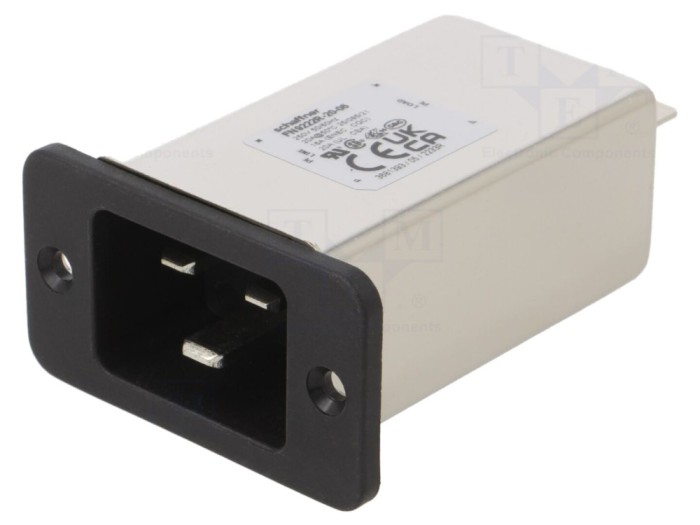 Conector AC C14 20A 250VAC