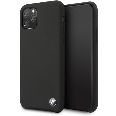 Husa TPU BMW Signature pentru Apple iPhone 11 Pro Max, Neagra BMHCN65SILBK foto