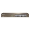 Switch Tenda TEG1016D, 16 Porturi Gigabit, RJ45, 10/100/1000 Mbps, Protectie Supratensiune 6KV
