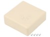 Carcasă universală ABS ivoar 71x71x27mm