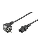 Cablu alimentare PC 5m Schuko tata 90 la IEC320-C13 mama Goobay