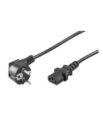 Cablu alimentare PC 5m Schuko tata 90 la IEC320-C13 mama Goobay foto
