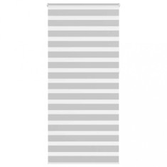vidaXL Jaluzea tip zebra gri deschis lățime țesătură 110,9 m poliester