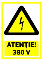 Semn pentru 380 V foto