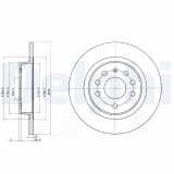 DELPHI BG3731C Disc frana
