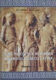 TEMA MORTII SI A NEMURIRII IN GANDIREA GRECO-LATINA-OVIDIU BALAN