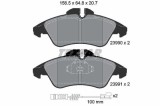 Set placute frana disc Mercedes Sprinter 2 T, , Sprinter 3 T, , Sprinter 4 T, , V-Class, Vito; VW Lt 28 35 II, Lt 28 46 II, Lt 28 46 II Sasiu,