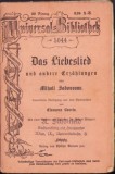 C4288N Das Liebeslied und andere Erz&auml;hlungen von Mihail Sadoveanu, traducere de Eleonora Borcia, Leipzig, 1908