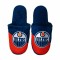 Edmonton Oilers papuci de bărbați Logo Staycation Slipper - S = 39-41 EU