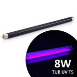 Tub Neon UV 8W T5 Blacklight 365nm, Lampă Lumină Neagră, Efecte Speciale, Cluburi, Discoteci, Teatre, ProCart