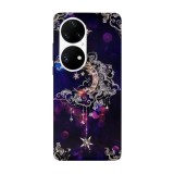 Husa compatibila cu Huawei Nova Y70 model Moon art, Silicon, TPU, Viceversa, Transparent, Carcasa