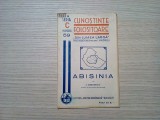 ABISINIA - I. Simionescu - col.: Cunostinte Folositoare, Seria C, No.59, 31 p.