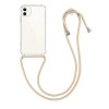 Husa pentru iPhone 11, Silicon, Transparent, 49740.10, Textil, Carcasa, Kwmobile