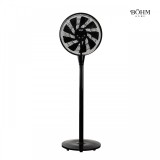 Ventilator de Podea BOHM, acumulator, 16 inch, 8 trepte de viteza, 25W, Ecran LED, telecomanda