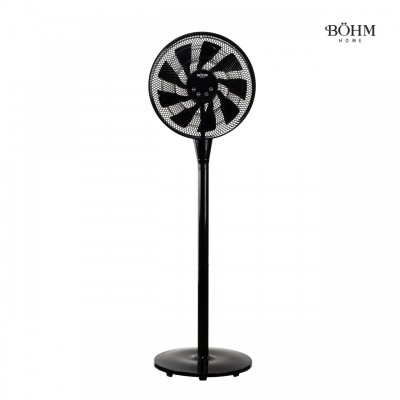 Ventilator de Podea BOHM, acumulator, 16 inch, 8 trepte de viteza, 25W, Ecran LED, telecomanda foto