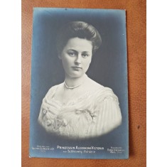 Fotografie tip carte postala, Printesa Alexandra Victoria von Schleswig Holstein