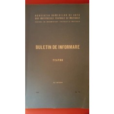 Buletin de informare TEATRU nr. 15-Uz intern 1969
