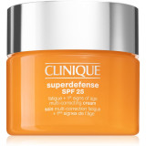 Clinique Superdefense&trade; SPF 25 Fatigue + 1st Signs Of Age Multi-Correcting Cream Crema impotriva primelor semne de imbatranire ten uscat si mixt SPF 25