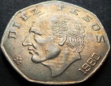 Cumpara ieftin Moneda 10 PESOS - MEXIC, anul 1980 *cod 5015 A - MAI RARA!