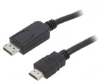 Cablu DisplayPort la HDMI 2.0, 10m