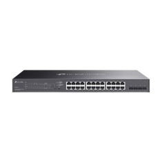 Switch 24 porturi PoE RJ45 1G, 4 x SFP 1G, L2 Management, 1U - TP-Link Omada SG2428P SafetyGuard Surveillance foto